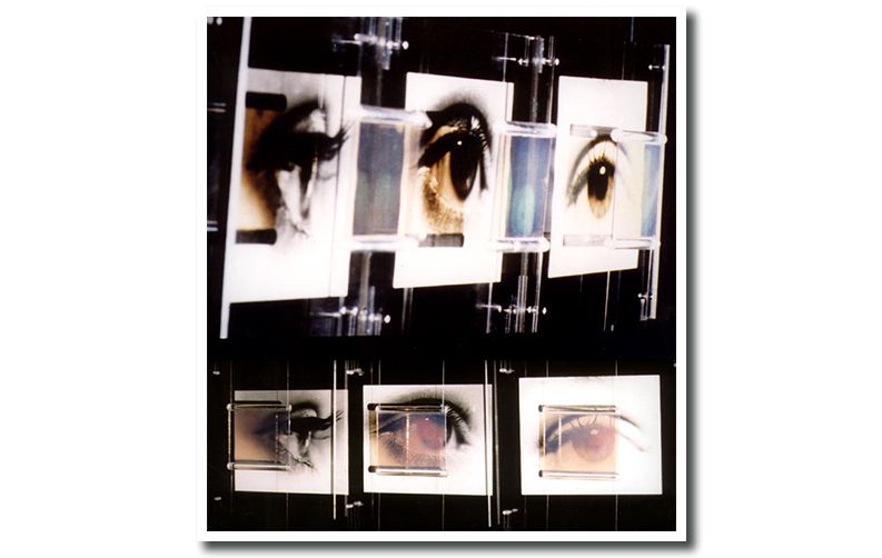 Nayla Pallard Holography 1992, Le regard de Jean Paul Sartre